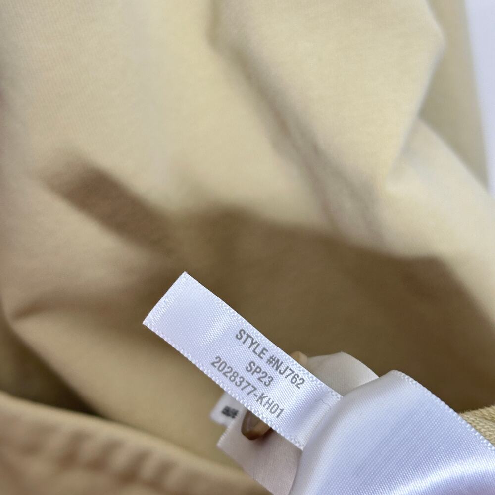 MADEWELL Structured Terry Longline Coat Pale Lichen Yellow Tan Sz M $128 {3P49} - Picture 6 of 6